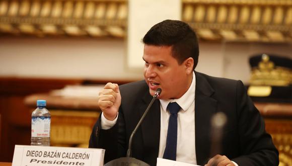 Diego Bazán planteó que el primer ministro, Alberto Otárola, se presente ante el Congreso tras difusión de audios con Yaziré Pinedo. (Foto: Congreso)