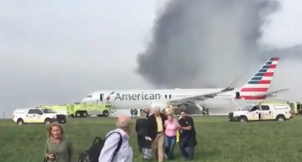 Una llanta del avión se reventó al momento del despegue. (Foto: EFE)