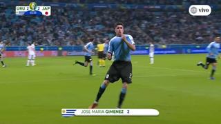 Uruguay vs. Japón: José María Giménez marcó el 2-2 con este cabezazo por Copa América 2019 | VIDEO