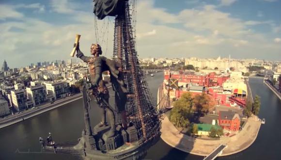 YouTube: la impresionante Moscú vista desde arriba (VIDEO)
