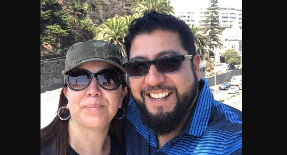 Marisel Araya y su esposo, Rubén Muñoz, se encuentran intubados y conectados a respiración mecánica, luego de contagiarse con el coronavirus.  (Foto: Facebook).