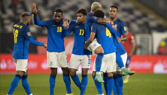La selección de Brasil le ganó a Chile en Santiago por las Eliminatorias Qatar 2022 | Foto: @CBF_Futebol