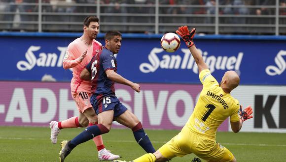 Messi cierra la Liga de España con un doblete ante el Eibar. (Foto: EFE)