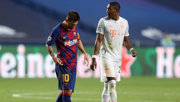 Lionel Messi recordó la derrota de Barcelona ante Bayern Múnich por 8-2. (Foto: Reuters)