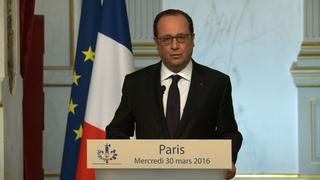Hollande renuncia a reforma constitucional posatentados [VIDEO]