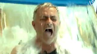 José Mourinho se bañó en agua helada y así reaccionó