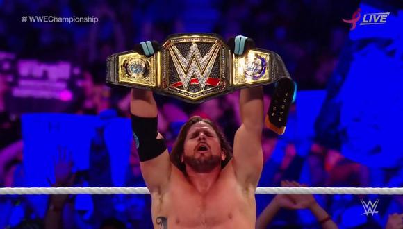 WWE Super Show-Down 2018: AJ Styles venció a Samoa Joe en pelea sin descalificación, (Foto: captura)