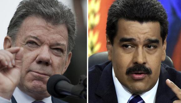 Juan Manuel Santos pide a Nicolás Maduro no ocultar el fracaso de su revolución. (AFP).