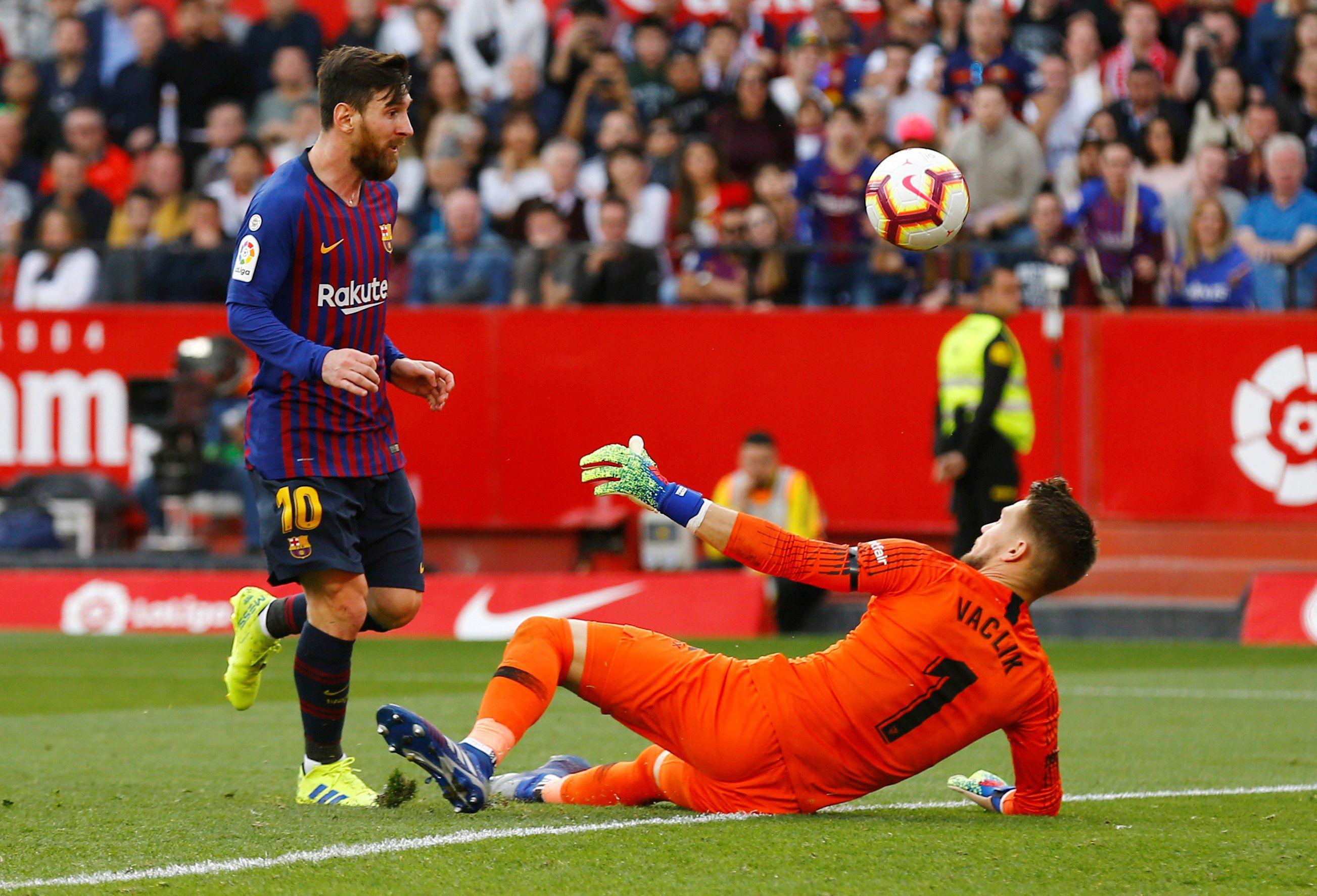 Messi completó su recital en el Barcelona vs. Sevilla con golazo tras esta definición de crack. (Foto: Reuters)