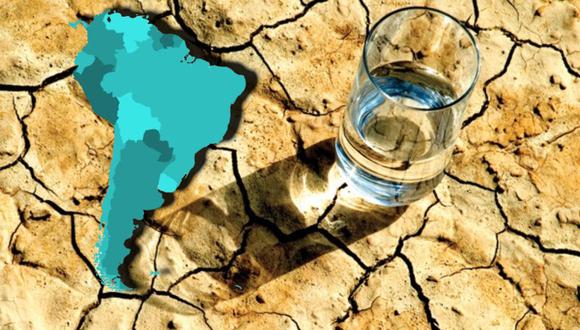 Qué países de Sudamérica sufrirán escasez de agua para el 2040, según World Resources Institute