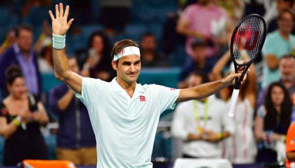 Roger Federer vs. John Isner se enfrentaron en la final del ATP Masters 1000 de Miami. El suizo se llevó la victoria por 2-0 con parciales de 6-1 y 6-4. (Foto: AFP).
