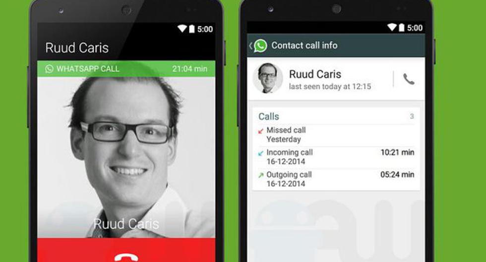 Ya no podrás obtener servicio de WhatsApp Llamadas hasta nuevo aviso. (Foto: WhatsApp)