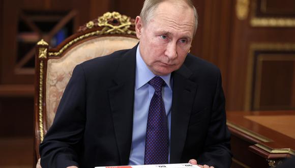 El presidente de Rusia, Vladimir Putin. AP