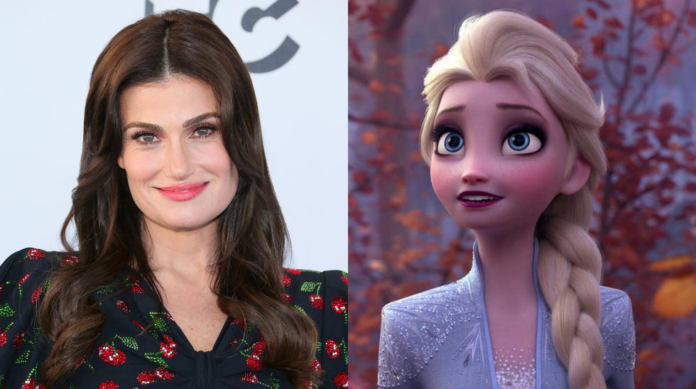 Idina Menzel, ganadora del premio Oscar, cumple 50 años este 30 de mayo. Ella canta el tema  "Let it go" de Frozen, además de interpretar a la princesa Elsa. (Fotos: AFP/ Disney+)