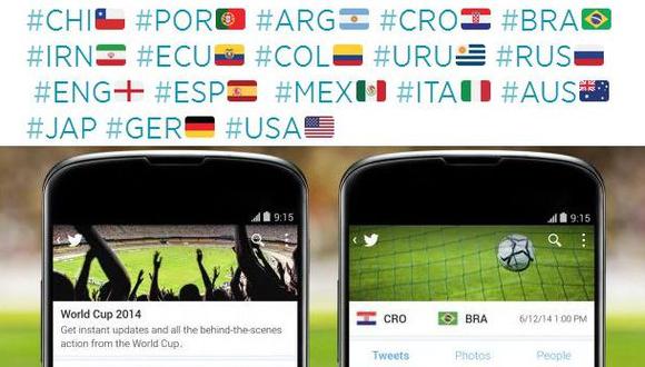 #Mundial2014: volvieron hashtags que se convierten en banderas