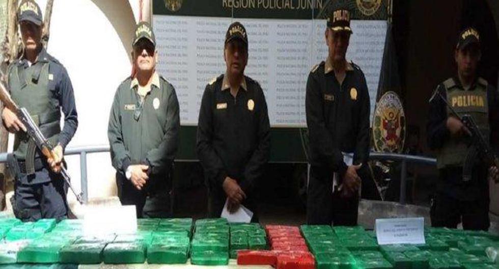 Policía Nacional incautó 87 kilos de cocaína. (Foto: Andina)