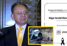 Excongresista Edgar Alarcón falleció en accidente de bus en Ayacucho 