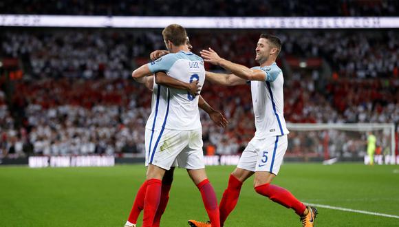 Inglaterra remontó el partido a Eslovaquia  y es sólido líder del Grupo F de las Eliminatorias Rusia 2018 en Europa. Ingleses tienen pie y medio en el mundial. (Foto: reuters)