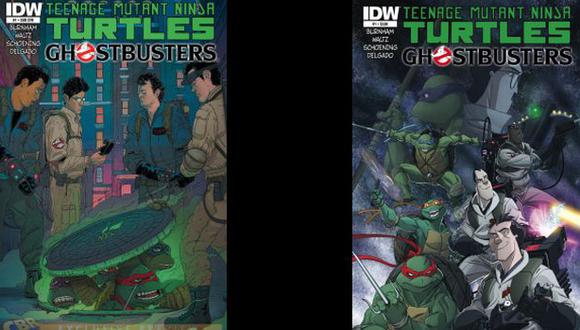 Las Tortugas Ninja y los Cazafantasmas se juntan en un cómic