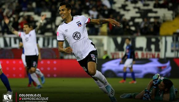 Carlo Villanueva convirtió el 1-0 a favor de Colo Colo | Foto: Colo Colo