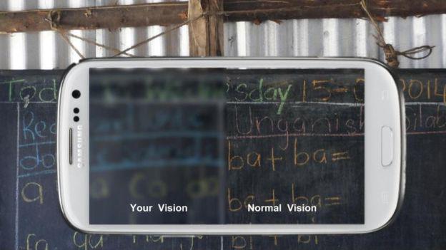 La aplicación puede enseñar cómo ve el mundo alguien con mala vista. (Foto: Peek Vision)