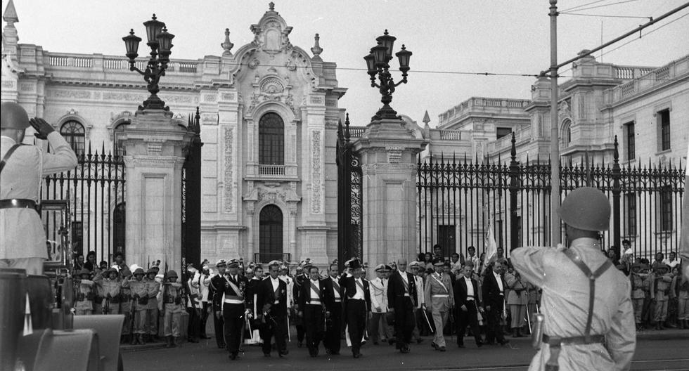 Celebraciones por Semana Santa el 30 de marzo de 1961, durante el gobierno de Manuel Prado Ugarteche. Foto: Archivo Histórico El Comercio