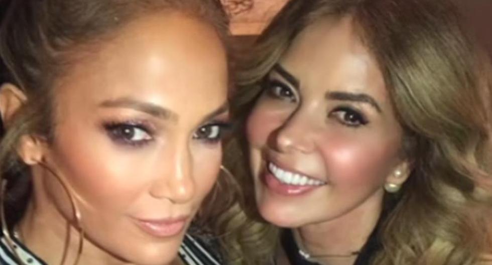 Jennifer Lopez Y Gloria Trevi se encuentran en show. (Foto: Instagram)