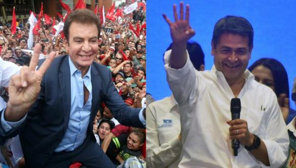 Uno de los dos será el próximo presidente de Honduras. (Fotos: Reuters y AFP)