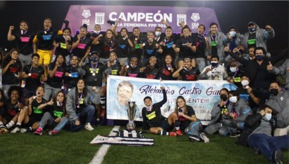 Alianza Lima se proclamó campeón de la Liga Femenina 2021. (Foto: Alianza Lima)