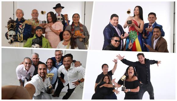 Yuyachkani, Explosión de Iquitos, "Al ángulo" y "La Voz Senior" son algunos de los homenajeados por los Premios Luces 2021. (Fuente: Composición con imágenes de Alessandro Currarino/Anthony Niño de Guzmán/El Comercio)