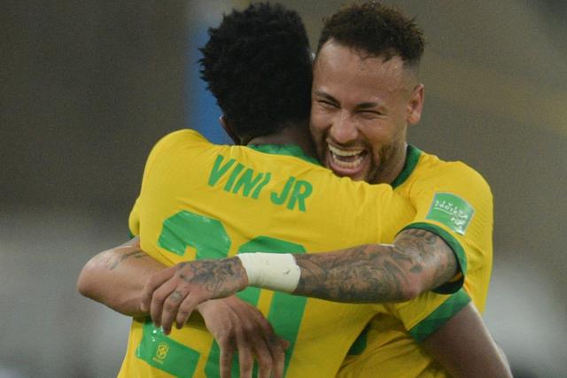 Brasil y Chile se enfrentaron por la jornada 17 de las Eliminatorias Qatar 2022. Fuente. AFP