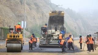 Costa Verde: inician asfaltado de tercer carril en nuevo tramo