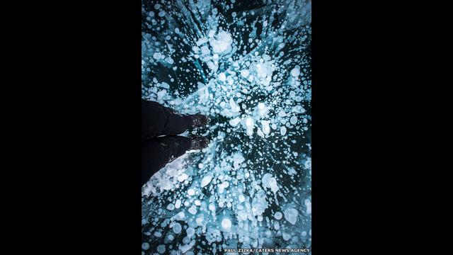 Las impresionantes formas de las burbujas atrapadas en el hielo - 4
