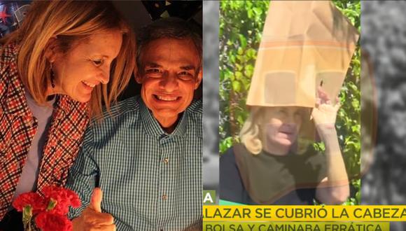 José José: Sara Salazar, viuda del cantante, es captada en la calle con bolsa de papel en la cabeza (Foto: Instagram)