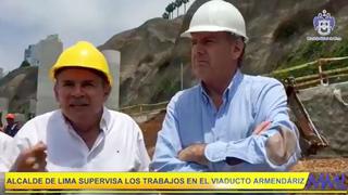 Luis Castañeda inicia trabajos de ampliación de la Costa Verde en San Miguel