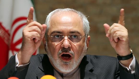 El ministro de Relaciones Exteriores iraní, Mohammad Javad Zarif, durante una conferencia en Viena. (Foto: AP/Archivo).