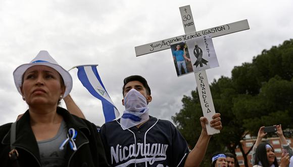 Nicaragua: Ascienden a 139 las víctimas mortales de la represión del régimen de Daniel Ortega. (AFP).