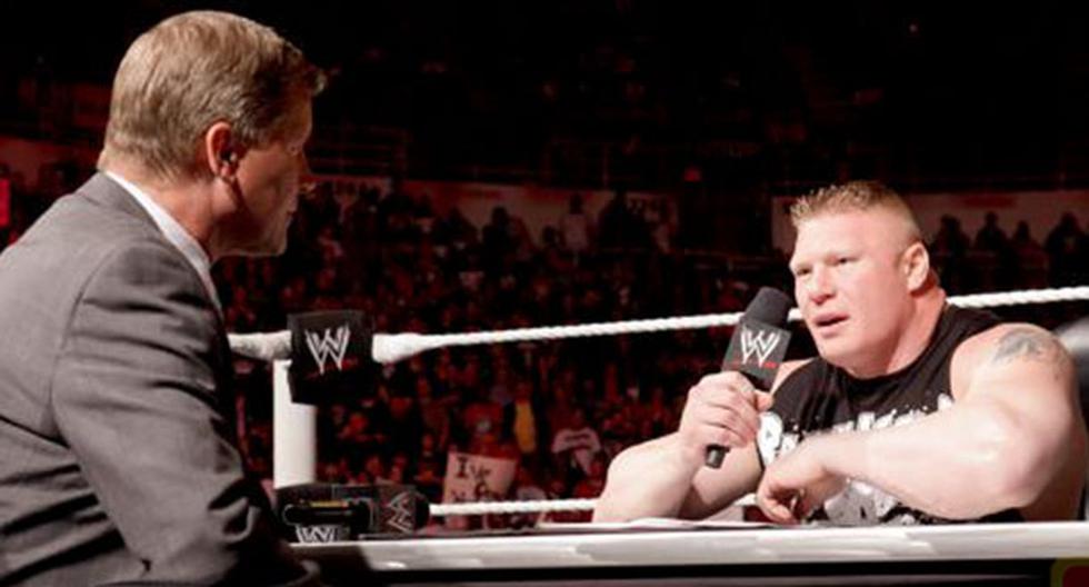 Brock Lesnar renovó contrato con la WWE días previos a Wrestlemania 31. (Foto: WWE)