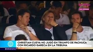 Ricardo Gareca presenció el partido de Pachuca, pero Cueva no jugó