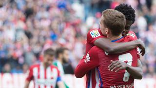 Atlético Madrid goleó 5-1 al Betis y mete presión al Barcelona