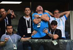 Argentina vs. Nigeria | Diego Maradona fue trasladado a una clínica: sus gestos durante el partido