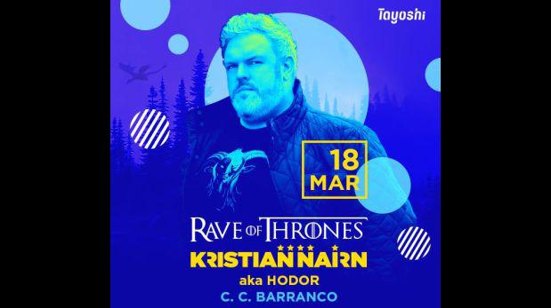 ‘Hodor’ de "Game of Thrones" se presentará como DJ en Lima - 2
