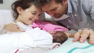 Emilia Drago y Diego Lombardi felices con la llegada de su segunda bebé
