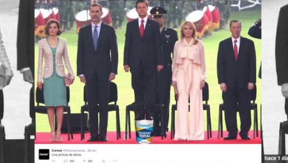 La foto viral que se burla de la estatura de Enrique Peña Nieto