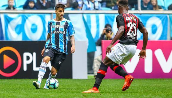Beto da Silva disputó los últimos 30' minutos del empate entre Gremio y Atlético Paranaense. El entrenador del cuadro 'tricolor' alabó sus cualidades exhibidas en el campo. (Foto: Gremio)
