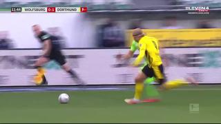 Erling Haaland aprovechó regalo de rival y marcó nuevo golazo para Dortmund | VIDEO