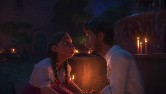 "Dos oruguitas", una canción compuesta por Lin-Manuel Miranda e interpretada por Sebastián Yatra en la película "Ecanto" de Disney. (Foto: captura de YouTube / Disney)