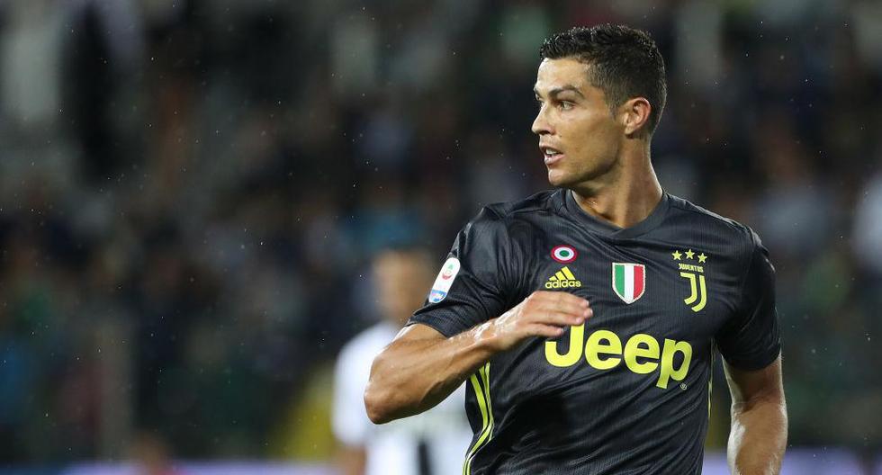 Cristiano Ronaldo quedó listo para el partido que protagonizarán Juventus y Sassuolo. | Foto: Getty