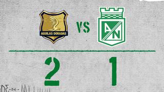 Rionegro Águilas venció 2-1 al Atlético Nacional por la fecha 17° de la Liga Águila