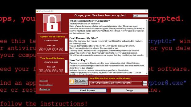 This is what WannaCry victims saw on their screens.